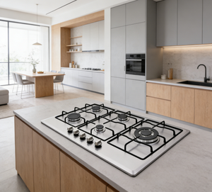 Cuisinière à gaz encastrable certifiée qualité 2026 avec panneau en acier inoxydable, facile à nettoyer et résistante à l'huile - Product Image 1