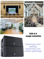 Système de sonorisation professionnel Morin, enceinte Line Array, caisson de basses amplifié, module amplificateur d'enceinte active, garantie de 3 ans