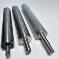 Nouveaux rouleaux de guidage en acier inoxydable galvanisé avec roues dentées en caoutchouc/acier pour lignes de production, personnalisables