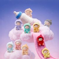 HEYONEF Série Bouteille à Souhait Premier Rencontre, Mini Porte-clés en Vinyle et Peluche, Boîte Mystère, Jouet d'Art, Pendentif de Sac, Sans Remplissage