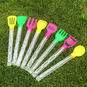 Baguettes à bulles de plage 27 cm en plastique en forme de râteau pour enfants, jouets d'extérieur - Product Image 1
