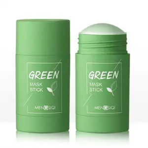 Precio de fábrica de té verde y berenjena de Control de aceite de limpieza de poros de máscara Stick máscara Facial