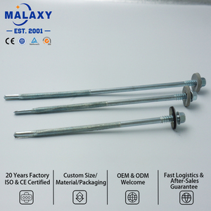 MALAXY - Vis autoperceuse longue avec rondelle EPDM, acier au carbone zingué, revêtement Ruspert pour panneau sandwich - Product Image 1