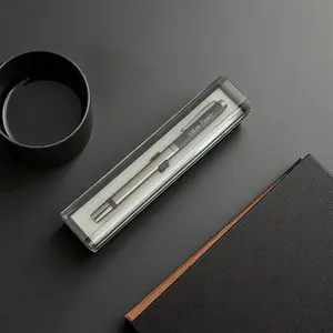 Bolígrafo de Rodillo Negro Profundo Personalizado con Firma para Escribir - Product Image 1