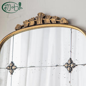 Traditional Full Length Floor Mirror <b>Metal</b> <b>Framed</b> Brass Handmade Home Use - Product Image 5