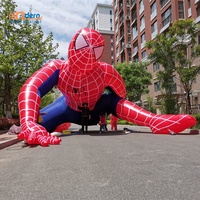 Modèle publicitaire gonflable Spiderman géant et attrayant Super Heroes Parade Balloons