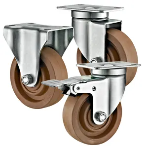 3 "4" 5 "나일론 바퀴 회전 베이커리 산업용 트롤리 고온 캐스터 휠 제조업체