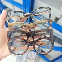 Montures optiques en acétate épais mélangé |   Charnière à ressort |   Styles durables et tendance |   Soldes promotionnelles de liquidation de stock de lunettes