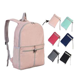 Sac à dos pliable multifonctionnel très vendu, logo personnalisé, imperméable et doublure en polyester pour les étudiants, utilisation scolaire - Product Image 1