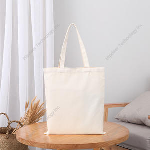 Sacs fourre-tout en toile de coton Bolsas De Tela blanc d'épicerie personnalisé Sacs fourre-tout en coton réutilisables avec logo imprimé personnalisé - Product Image 2