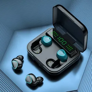 4 IN 1 두 쌍 가장 작은 TWS 공유 음악 게임 무선 블루투스 헤드폰 m20 TWS 충전 박스 이어폰