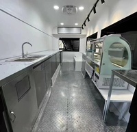 Carrito de Comida Móvil Personalizado, Camión de Comida para Crepas, Waffles, Pizza, Hot Dogs, Café Helado, en Venta
