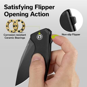 มีดพับ Civivi Regulatron ขนาด 2.98 นิ้ว ใบมีด Nitro V ด้ามจับ G10 แบบ Flipper Opener พร้อม Liner Lock อุปกรณ์ EDC สำหรับกิจกรรมกลางแจ้ง - Product Image 4