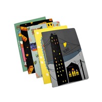 Juego de Cuadernos Promocionales Ecológicos Multicolor con Impresión UV, Encuadernación Cosida, Páginas Interiores Personalizadas para Escuelas y Capacitación, Venta al Por Mayor