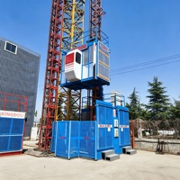 Ascenseur Électrique de Chantier de Construction pour Passagers et Matériaux