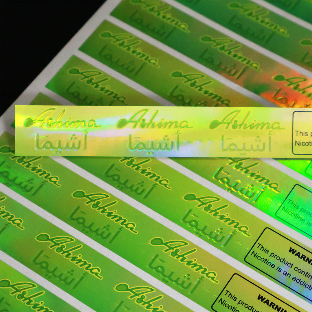 Autocollants en papier laser