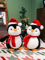 Peluche de Noël en forme de dessin animé, rembourrée de coton PP, pour cadeaux de Noël pour enfants, fabricant de jouets en peluche de Noël