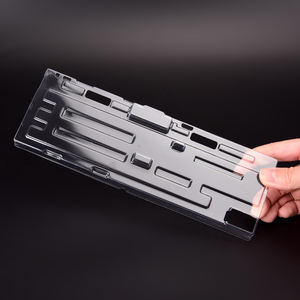 ถาดพลาสติกใสป้องกันไฟฟ้าสถิตแบบสุญญากาศสำหรับชิ้นส่วนอิเล็กทรอนิกส์  พร้อมคุณสมบัติการดูดซับแรงกระแทกและปรับแต่งได้ - Product Image 1