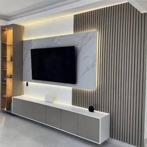 Panel de Pared 3D WPC de Estilo Moderno para Decoración de Interiores, Impermeable y Resistente al Fuego, Nuevo Diseño de Paneles WPC Acanalados para Uso en Hoteles - Product Image 6