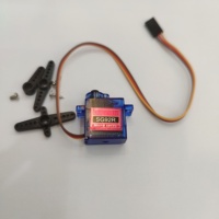 Micro servo 9g en nylon avec engrenage en fibre de carbone pour modèle RC, pièces d'hélicoptère, petit servo 9g, moteur 2.5kg/4.8v SG92R