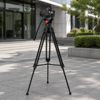 Trépied universel en alliage d'aluminium léger et pliable pour téléphone, idéal pour le streaming en direct et les vlogs