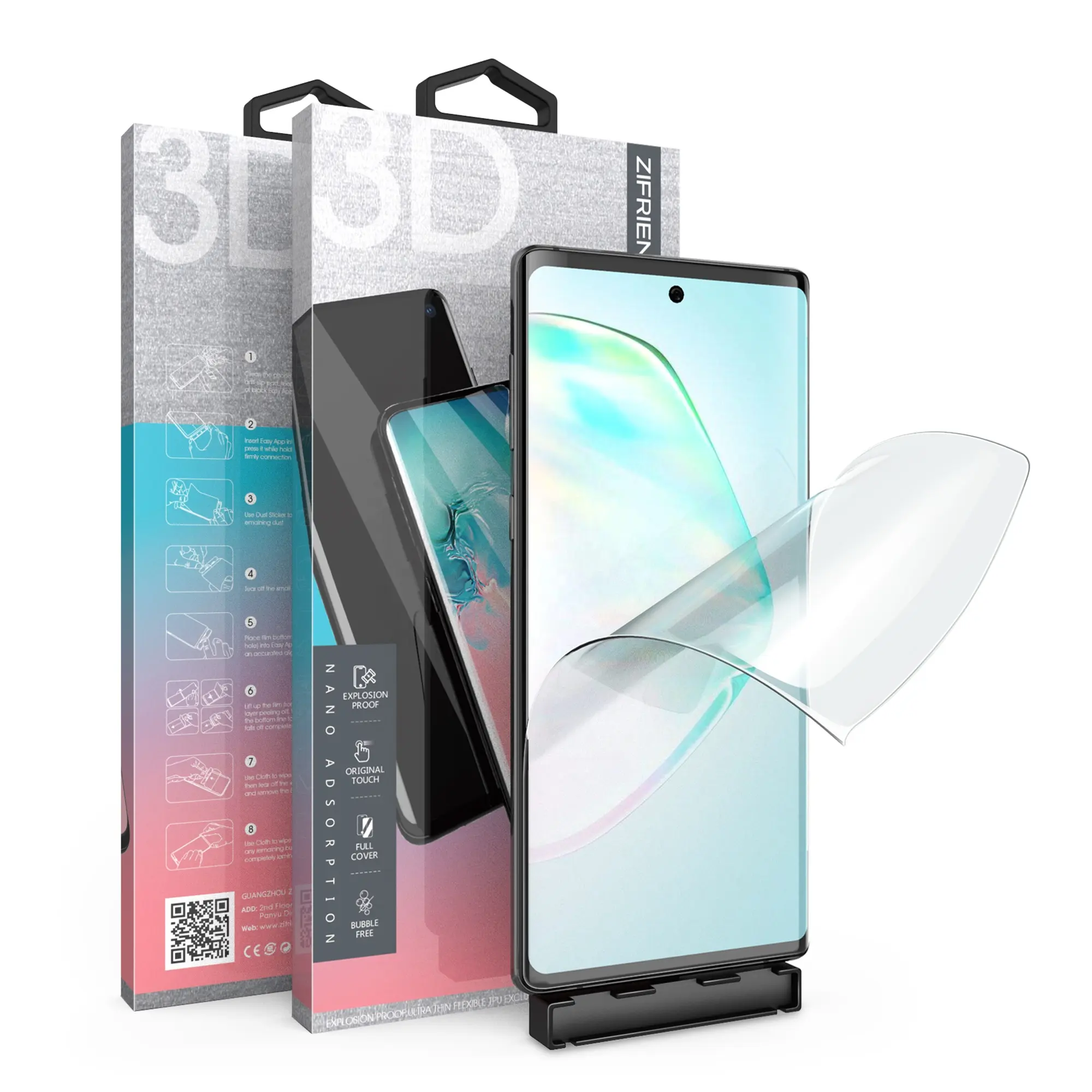 Kostenlose Probe Note 10 10 10e Displays chutz folie 3D Nano Liquid Soft Hydro gel TPU Film für Samsung Galaxy Note 10 9 8 Plus 5G 4G