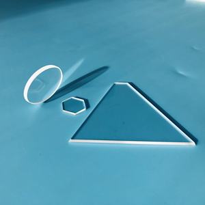 Lente de vidro de safira óptica, janela oval, de cristal de safira, lente para sensor - Product Image 5