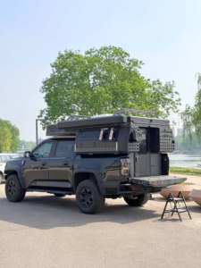 Camper Pop-Up QC Overland 4x4 per Pickup, Roulotte Pieghevole Leggera e Impermeabile, Mini <span class=keywords><strong>Caravan</strong></span> per Campeggio, Capacità 4 Persone - Product Image 3