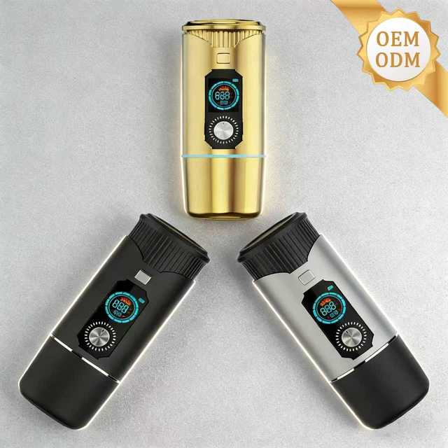 Aluminum Reuse Electric Hookah Head Remote Control Temperature Led Portable Hookah Set Electric Shisha Hookah Bowl