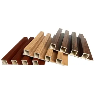 价格便宜中空聚氯乙烯墙板室内装饰木质3D墙板设计室内层压木塑墙板