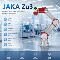 Bras robotique industriel, charge utile de 3 kg, JAKA Zu3, robot collaboratif à 6 axes, portée de 626 mm, pour l'automatisation de la préhension et du placement