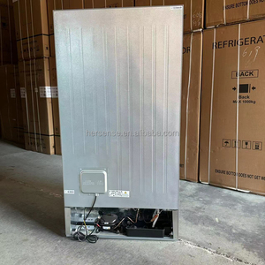 690L <b>Silver</b> Double Doors 220v50hz Stainless Steel Compressor Big Capacity Down <b>Freezer</b> Air Cooling Without Frost 91cm Mide - Product Image 5