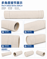 Kantong Filter Udara dari Kain Filter Fiberglass Needle Punched Buatan Nanjing