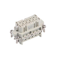 Connecteur robuste WZUMER HA-10, ensemble mâle-femelle 10 broches, 16A 250V, étanche IP65 avec capuchon de protection