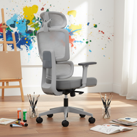 Chaise de bureau ergonomique pivotante à bas prix, réglable, en maille, pour le travail, le dessin, le bureau, inclinable