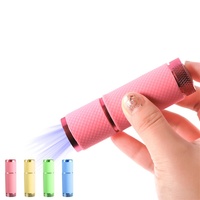 Lampe torche LED Portable à polymérisation UV, en alliage d'aluminium, pour sèche-ongles Gel