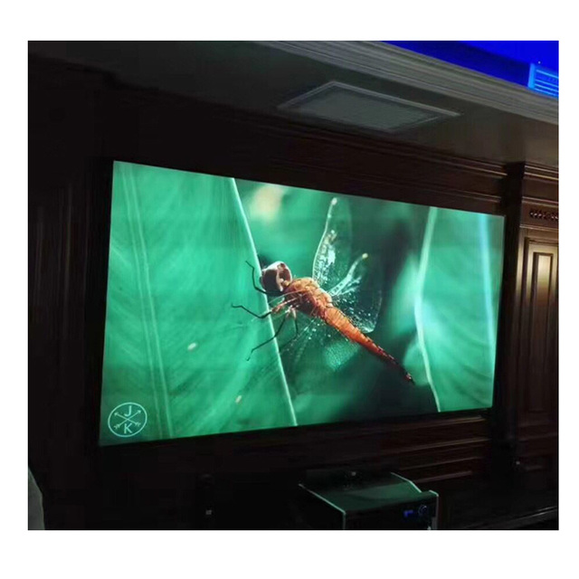 Hot Sale Customized 84 Inch Fixed Frame Pet Crystal Projector Screen Alr 4k Short Throw 16:9 1-Year Warranty
