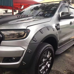 Accessoires de voiture universels flexibles en ABS, garde-boue en plastique noir 4x4 pour Nissan Navara NP300 2015-2021 - Product Image 1