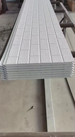 Panneau mural extérieur écologique en PU ignifuge/panneau isolant pour chambre froide, à prix bas, pour usage hôtelier, galvanisé