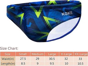Tùy chỉnh in Clo kháng kgke của nam giới Nylon Spandex Polyester bơi tóm tắt áo tắm bơi Quần bơi - Product Image 3