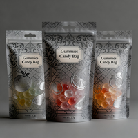 Op maat gemaakte logo bedrukte zakjes met ritssluiting, 1g 2g 3,5g, voedselveilig, voor snoep, plastic verpakking, staande pouch