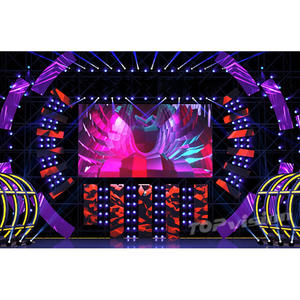 Topvision Park kare doğal Spot sütun Led açık ekran P3.91 HD tam renkli Led reklam ekranı kiralama ekranı - Product Image 2