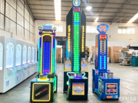 Machine de jeu d'arcade de boxe à monnayeur, modèle classique de jeu de frappe 'Biggest Hammer', prix usine