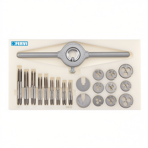 Jeu de tarauds et filières Fervi M030, outils de filetage métriques pour le travail des métaux - Product Image 2