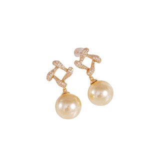 Accessoires en perles DIY 22613, clous d'oreille en argent S925 avec perles rondes de 9 à 13 mm, support vide, clous d'oreille tendance, perles rondes de 9 à 13 mm - Product Image 5