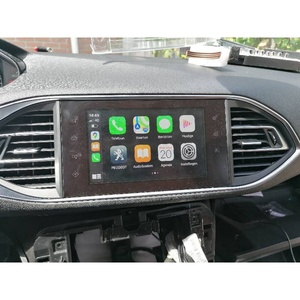 واي فاي أبل كار بلاي 308 208 لبيجو 2014-2017 SMEG SMEG + أندرويد أوتو CarPlay وحدة كاميرا خلفية محول فيديو الملاحة