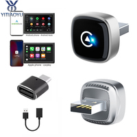 Adaptador Inalámbrico CarPlay Android Auto Yty K16B, Mini Dongle USB para Auto, Plug & Play, Material ABS para Vehículos