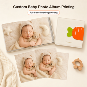 Servizio di Stampa Personalizzata di Album per Neonati, Stampa Giclée su Ioduro d'Argento Archivabile, Rilegatura Layflat, Produzione OEM, Vendita Diretta dalla Fabbrica - Product Image 2