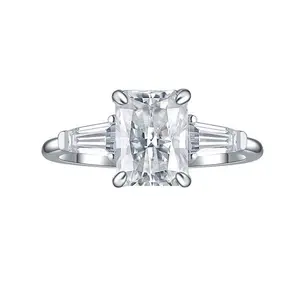 Anillos de joyeria fina anillo de moissanita plalos plata 925 de comcomso para mujer plalos de plata 925