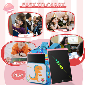 แท็บเล็ตเขียน LCD สำหรับเด็ก ทนทาน กันน้ำ  กระดานวาดภาพดิจิตอล อิเล็กทรอนิกส์  กระดานวาดเขียนวิเศษ - Product Image 5